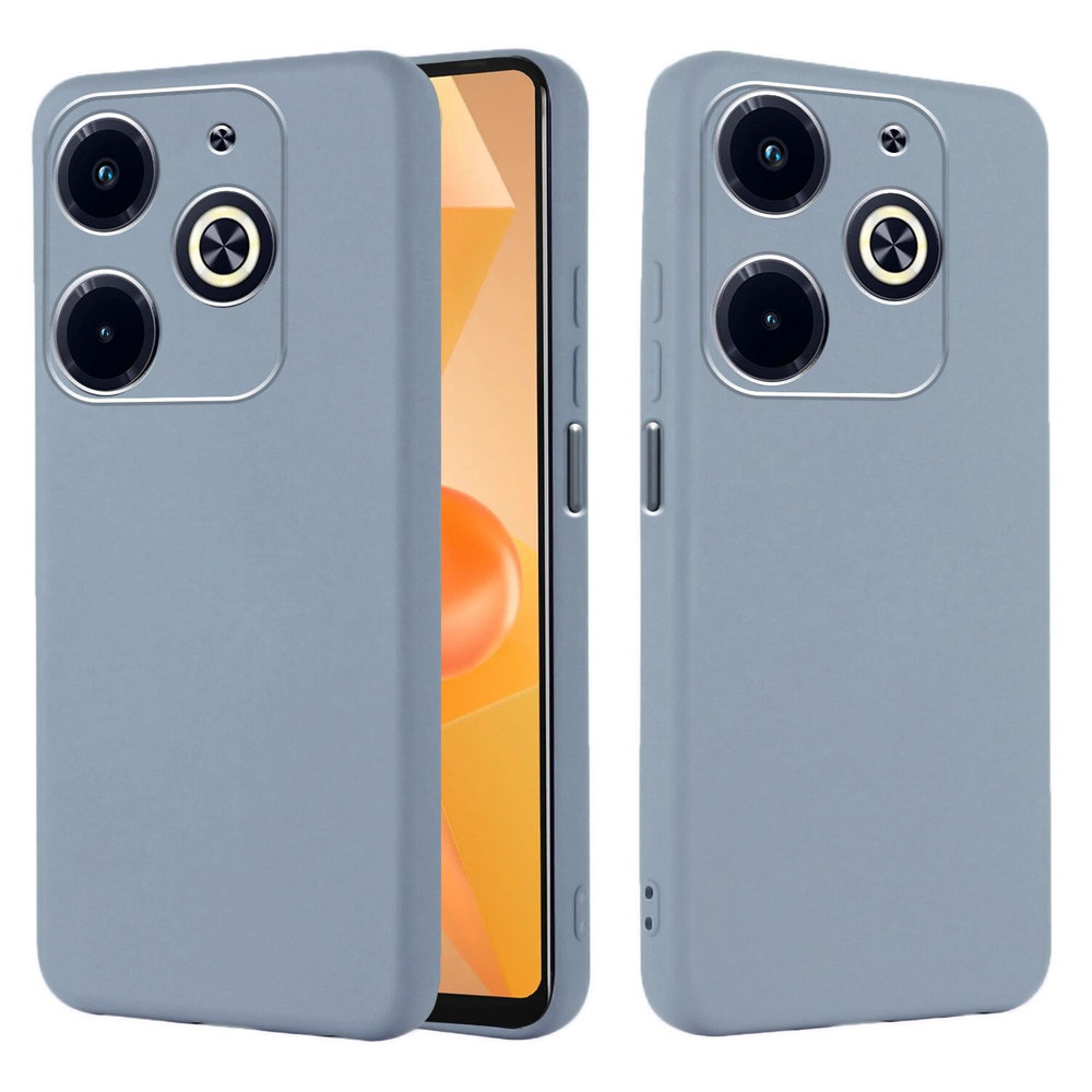 Силиконовый чехол для Infinix HOT 40i / Smart 8, soft touch с ...