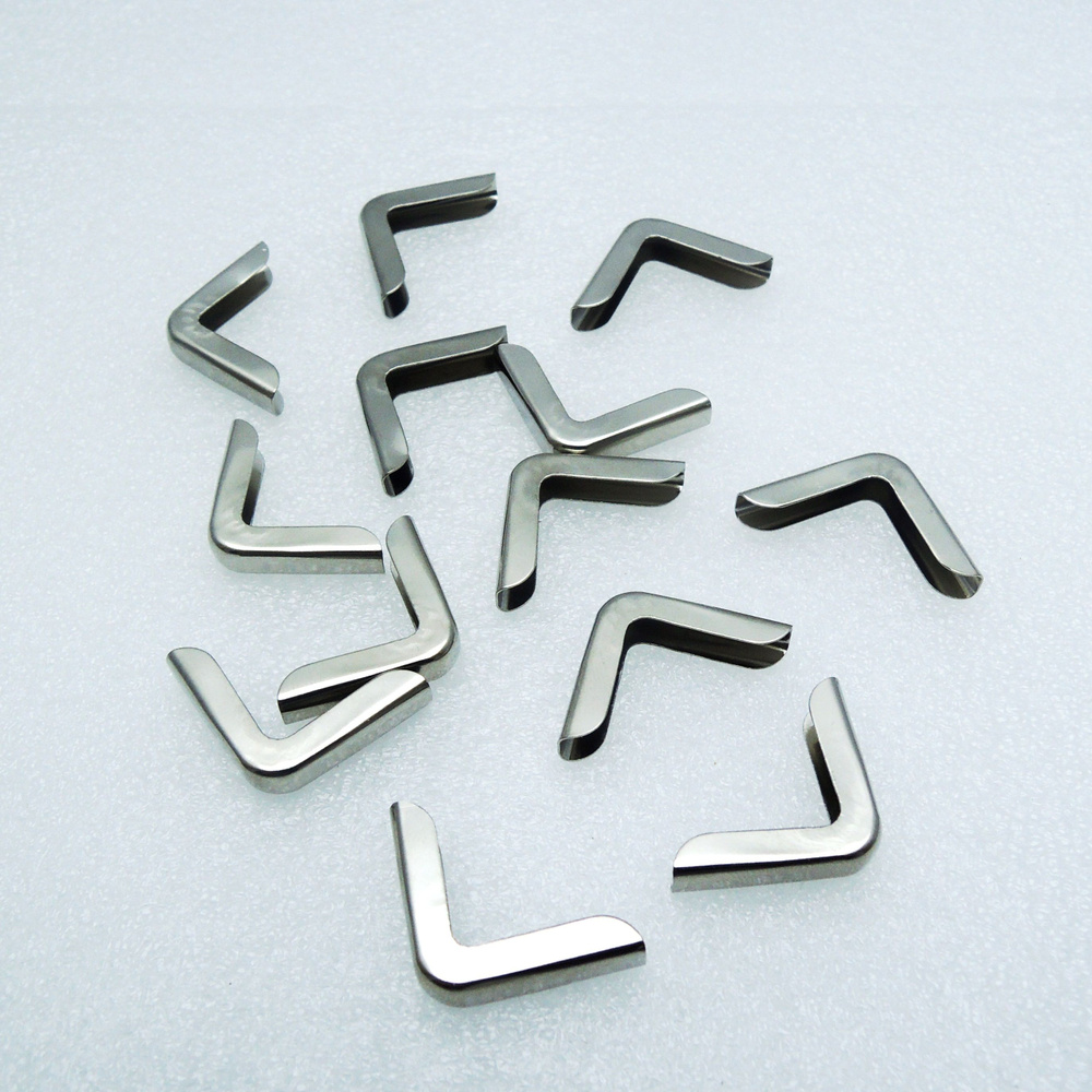 Металлические уголки для книг и альбомов, цвет серебряный , набор 20 ...