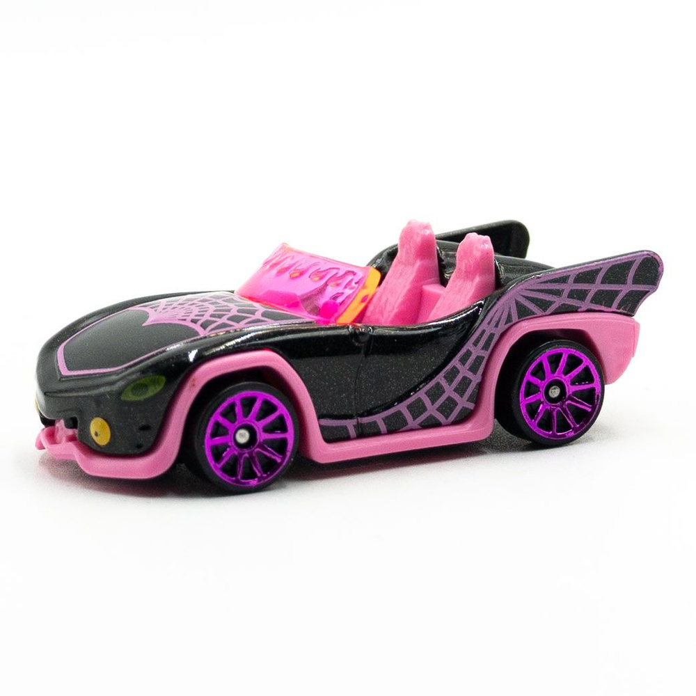 Машинка Hot Wheels МОНСТЕР ХАЙ Monster High Ghoul Mobile Black Новинка.  Case E 2024