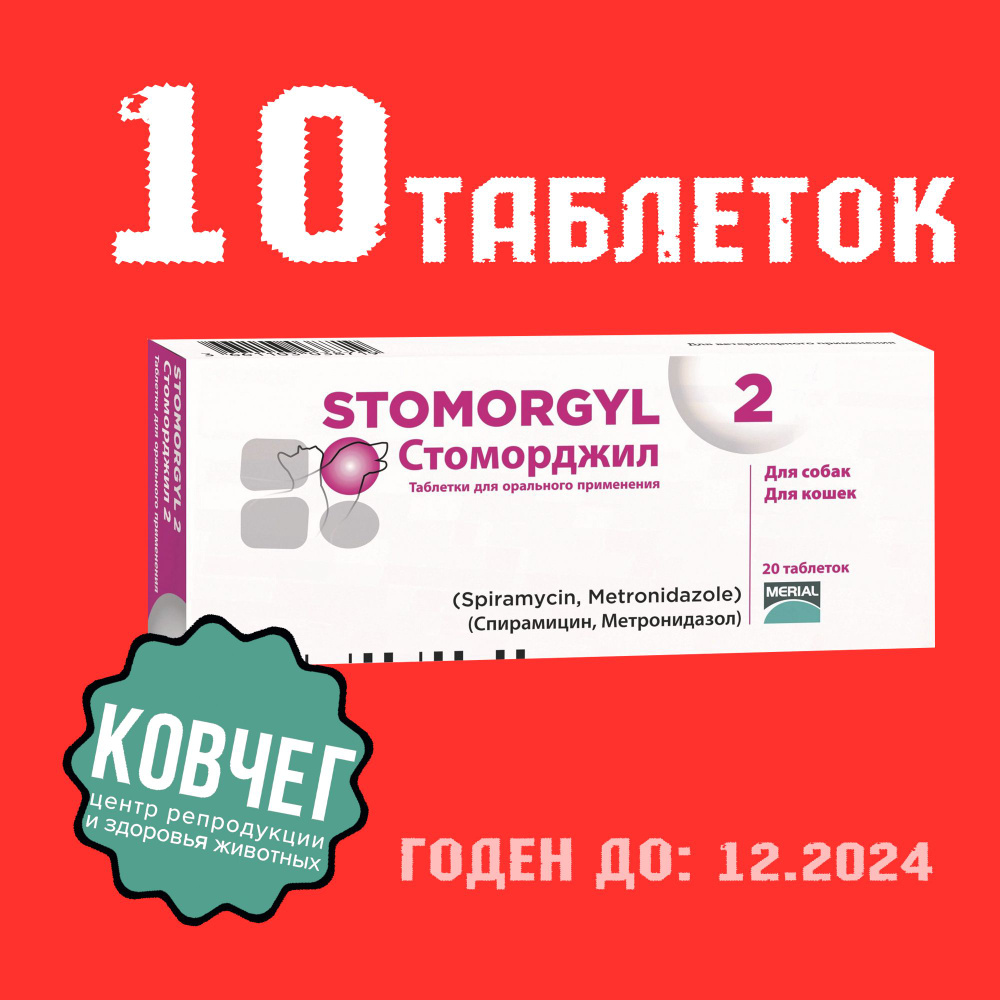 Стоморджил 2 мг, 10 таблеток (12.2024) - купить с доставкой по выгодным ...