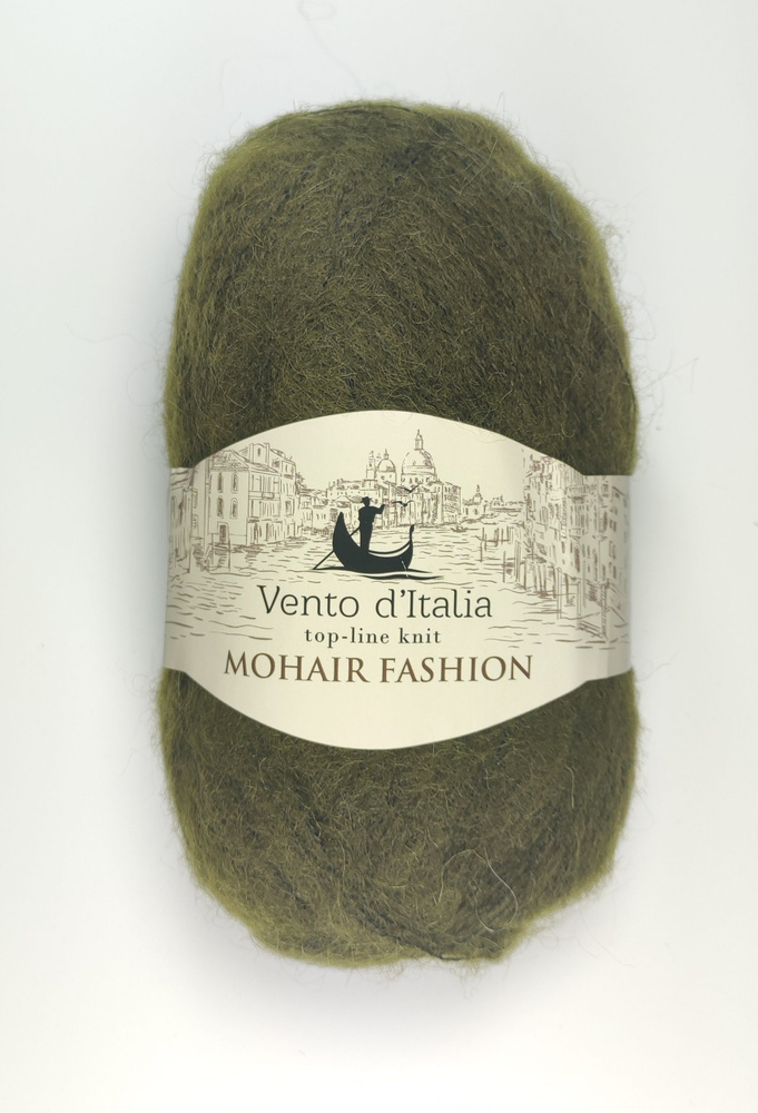 Пряжа Vento'd'Italia Mohair Fashion 14 Венто д'Италия Мохер Фешион, 35% мохер, 28% мериносовая шерсть, #1