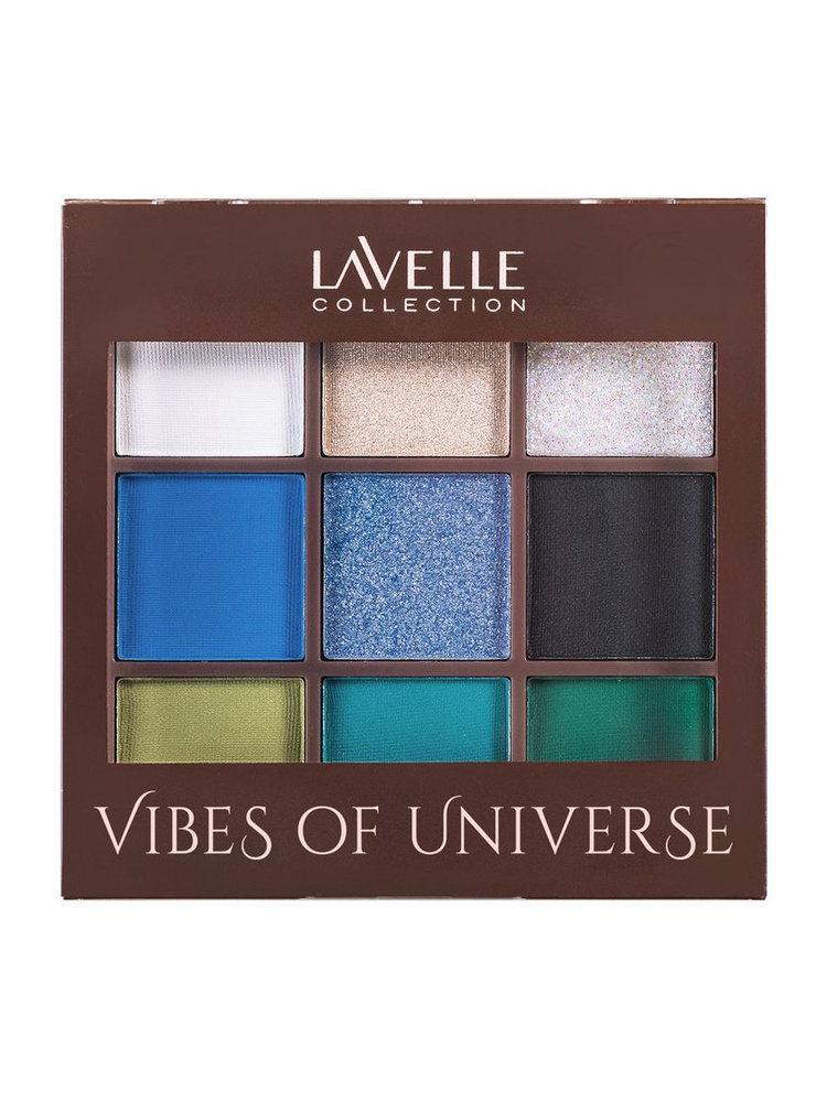 LAVELLE COLLECTION Палетка теней для век Vibes Of Universe, 13,5 г, 03 Ocean #1