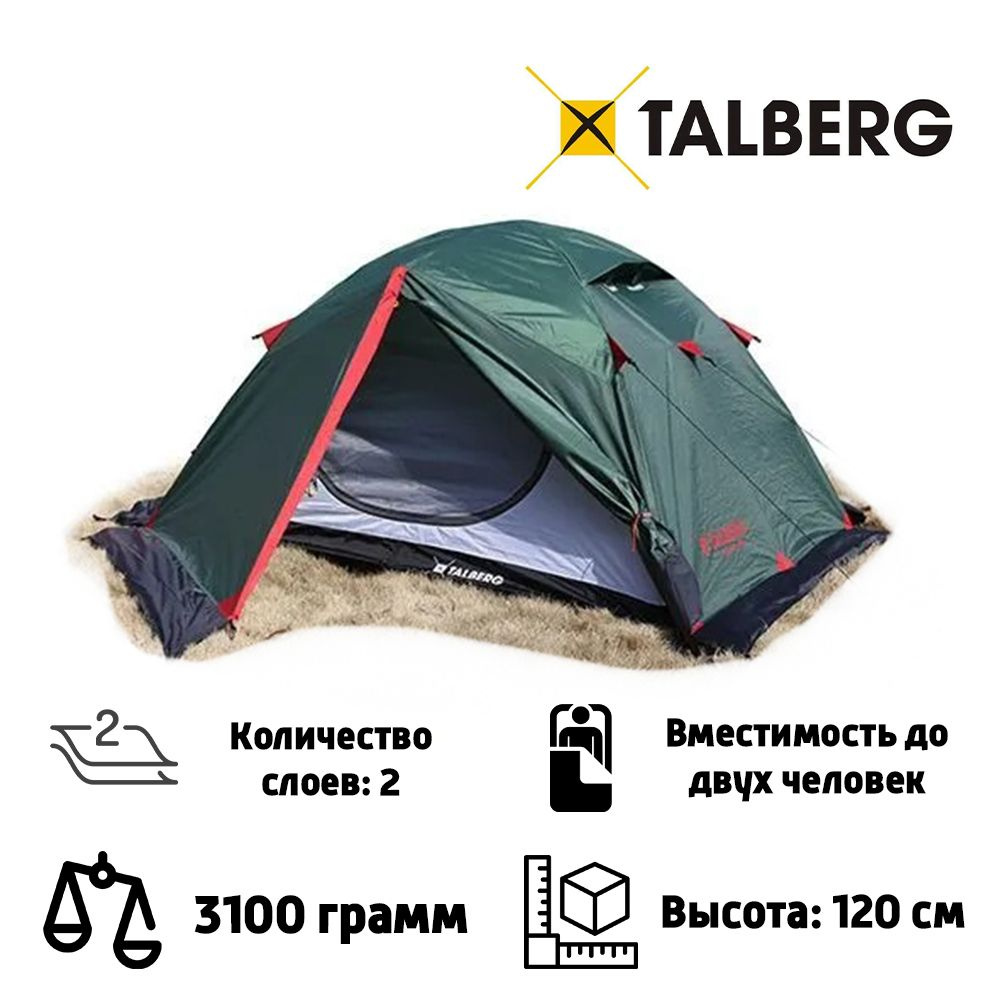Палатка 2-местная Talberg Talberg: Boyard Pro 2 - купить по выгодной ...