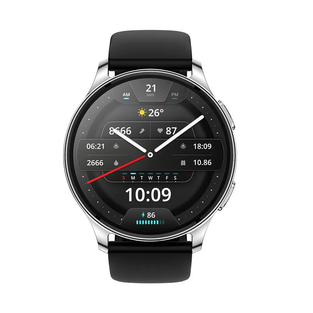 Смарт часы Amazfit Pop 3R, серебристый #1