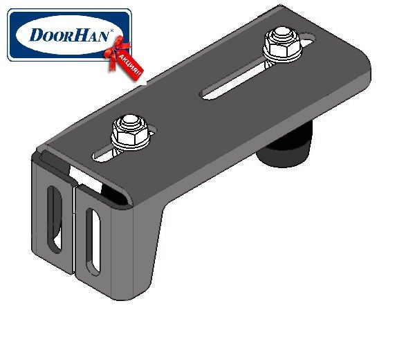 Кронштейн верхний поддерживающий для откатных ворот с роликами Дорхан ...
