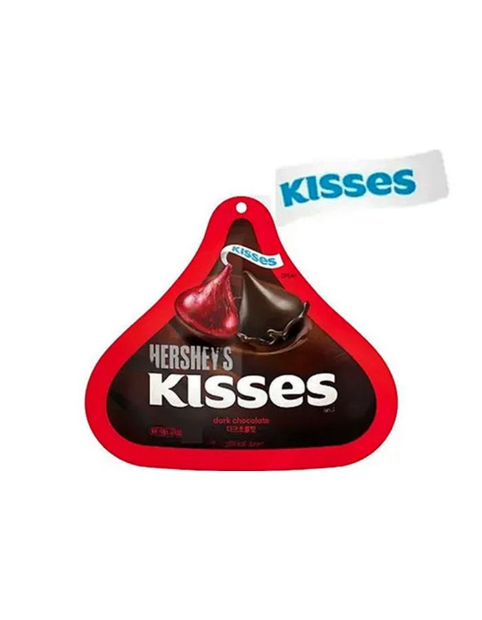Конфеты Hershey's Kisses, тёмный шоколад, 82 гр - купить с доставкой по ...