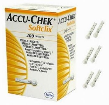 Accu-chek softclix ланцеты для глюкометра #1