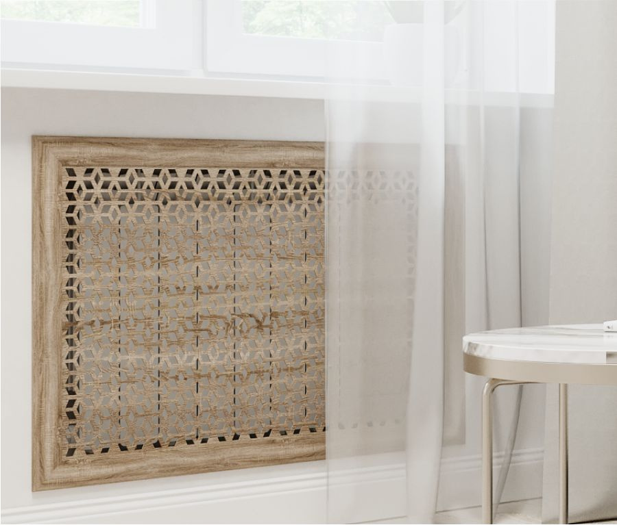 Экраны для радиаторов Stella экран для радиатора Илона Дуб винтаж, МДФ ...