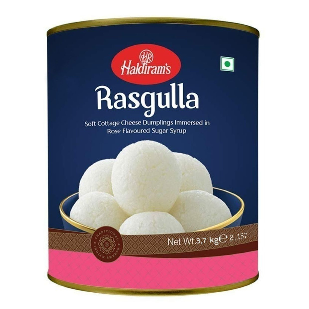 Творожные сладкие шарики Haldirams Расгулла (Rasgulla), 3700 г #1