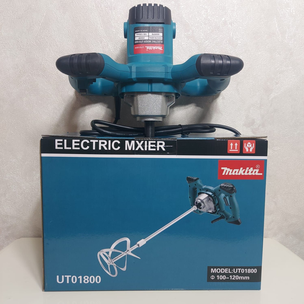 Миксер строительный электрический ручной с регулировкой сетевой для ...