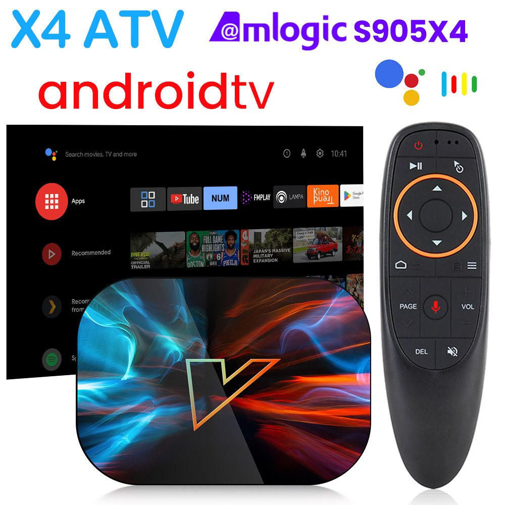 Медиаплеер Vontar X4 ATV, HDMI, RJ-45 Ethernet, USB, DC 5.5 мм, черный,  Android купить по низкой цене с доставкой в интернет-магазине OZON  (1541787424)