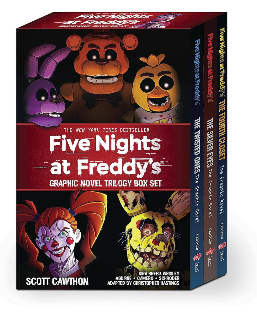 Five Nights at Freddy's Graphic Novel Trilogy Box Set Пять ночей у Фредди Графический роман Трилогия #1