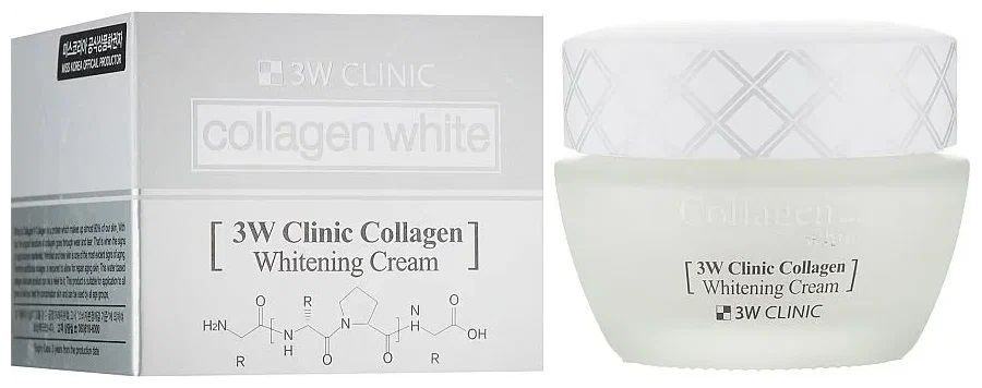 3W Clinic Крем для лица осветляющий COLLAGEN WHITENING CREAM, 60g #1