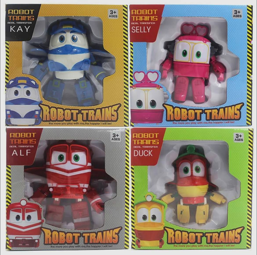 ROBOT TRAINS Роботы-поезда 4 в 1 #1