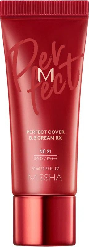 Missha Тональное BB средство "Естественное покрытие" М Perfect Cover BB CreaRХ SPF42/PA+++ тон 21, 20 #1