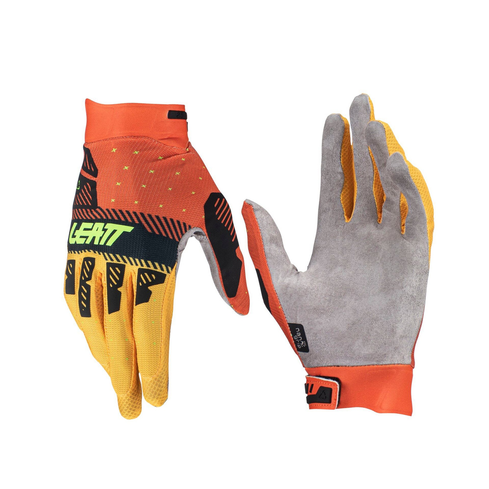 Велоперчатки Leatt Moto 2.5 X-Flow Glove, цвет Citrus, размер M #1