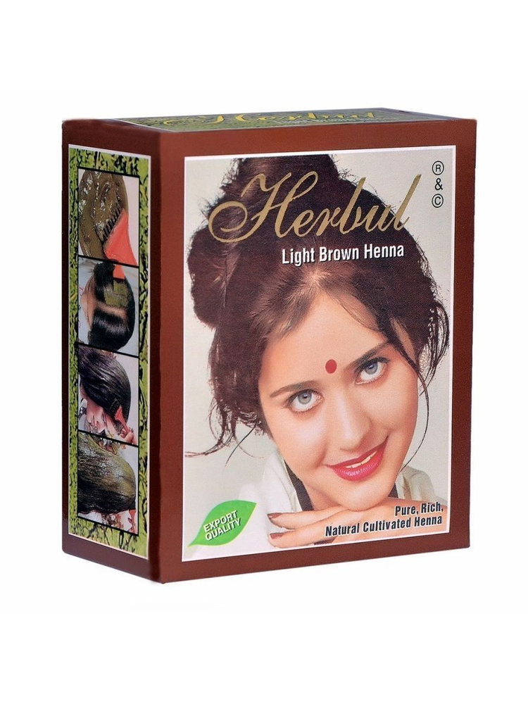 Хна светло-коричневая / Light Brown индийская натуральная для волос ...