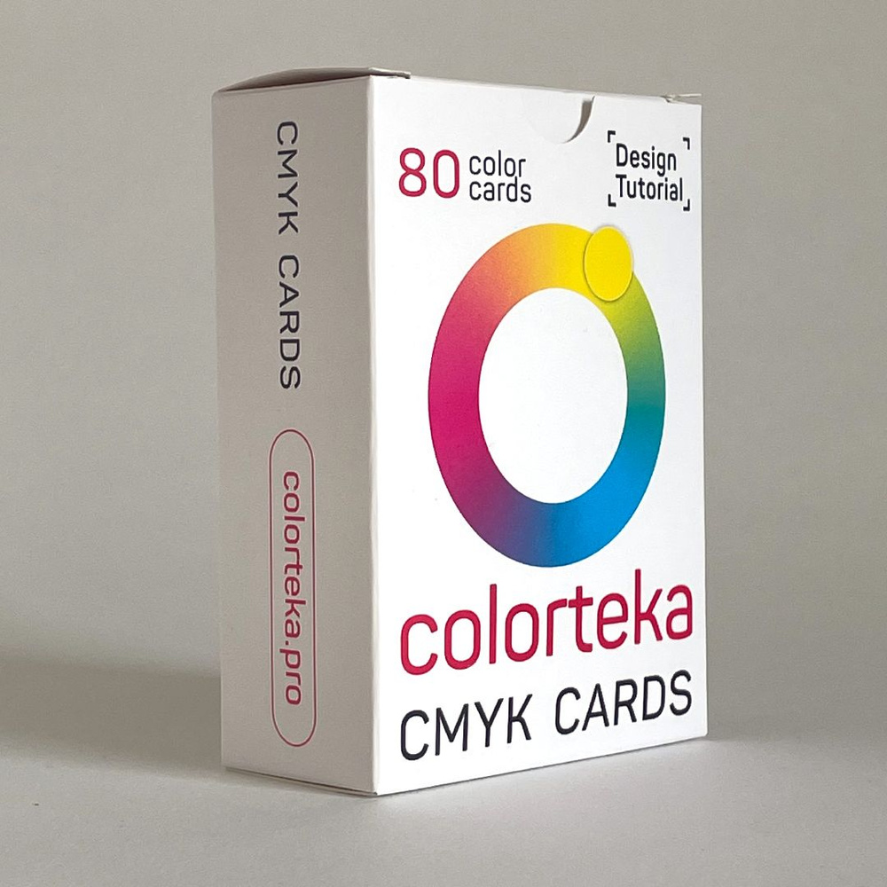 CMYK CARDS цветовые карточки для графического дизайнера COLORTEKA  #1