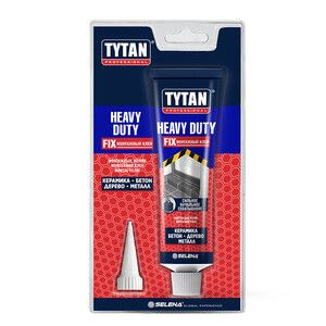 Клей монтажный каучуковый Tytan Professional Heavy Duty бежевый 100 мл туба на блистере  #1