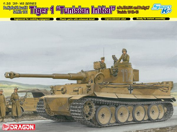 6608 Танк TIGER I INITIAL PRODUCTION "TUNISIAN INITIAL TIGER" s.Pz.Abt.501 D (1/35) #1