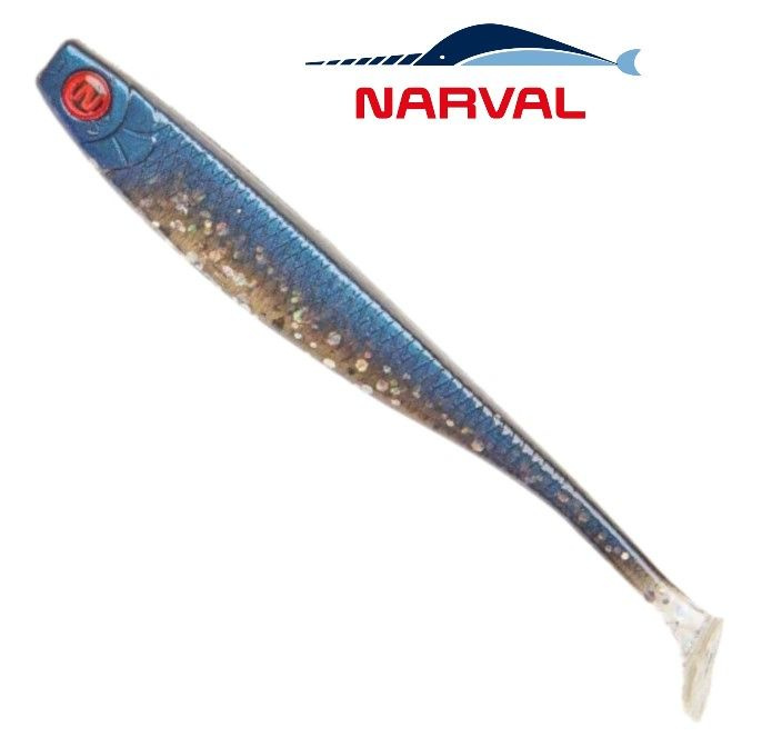 Приманка силиконовая Narval Fishing Skinny 8cm цв. #036-Tasty Morsel / Виброхвост Нарвал на судака, щуку, #1