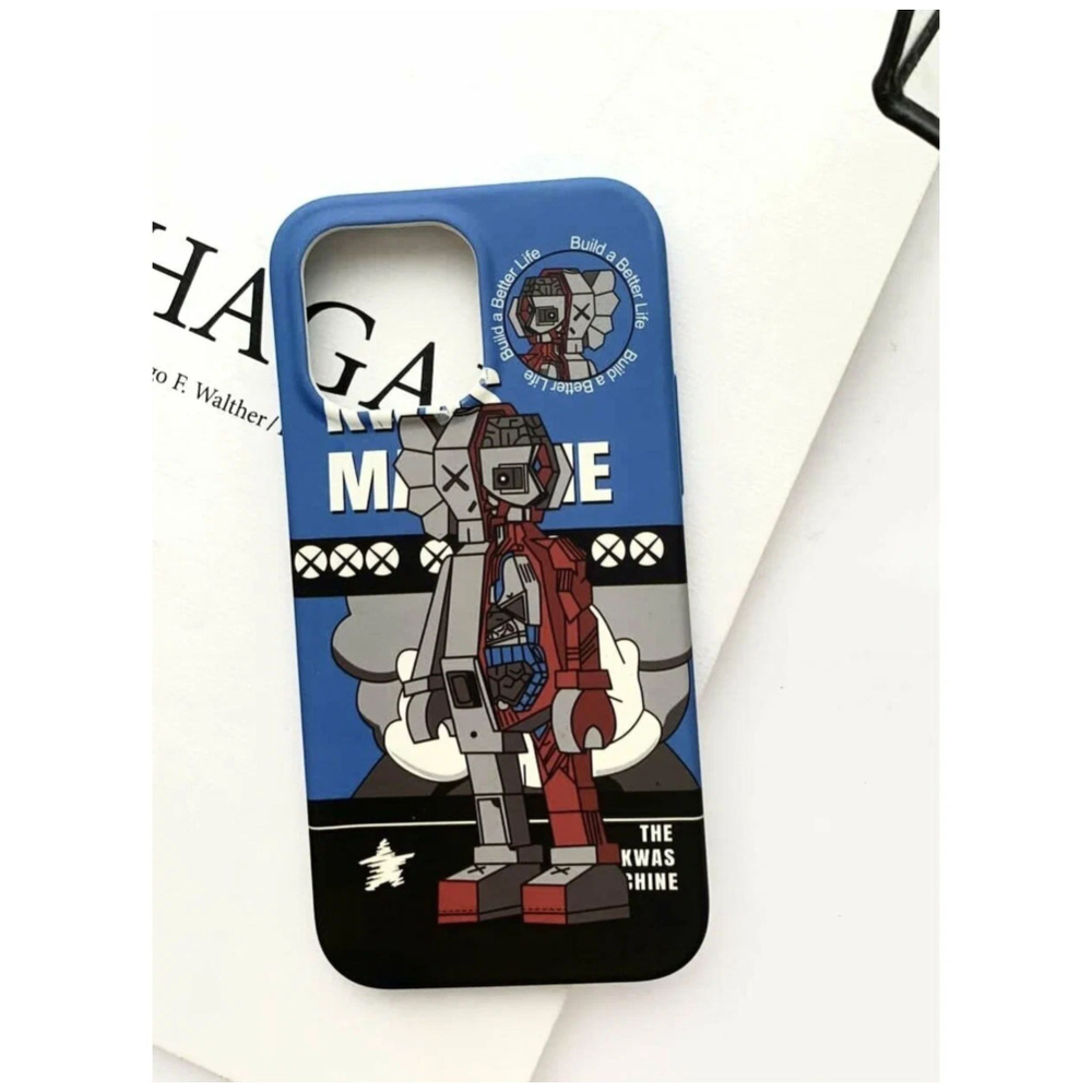 Чехол "Kaws" на Iphone 14 Pro Max #1