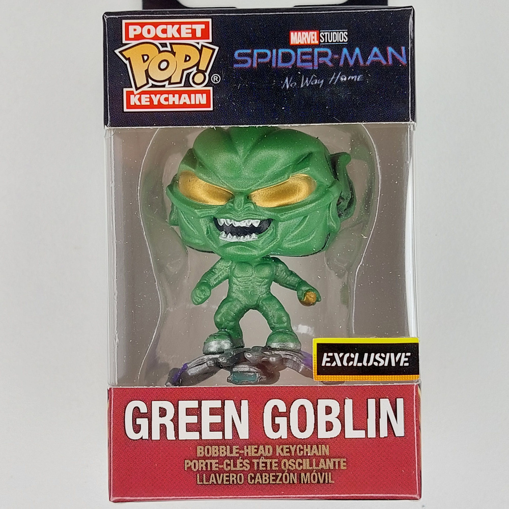 Брелок зеленый гоблин Green Goblin Keychain из фильма Человек-паук: Возвращение домой Марвел  #1