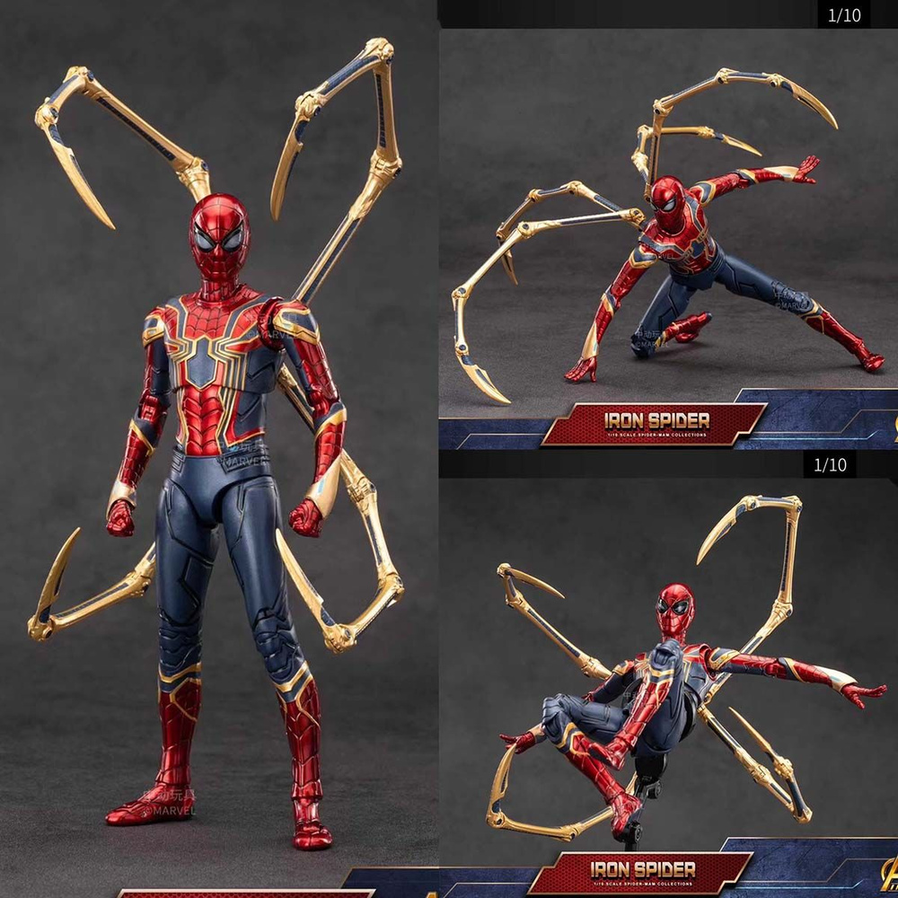 Iron spider action figure on sale