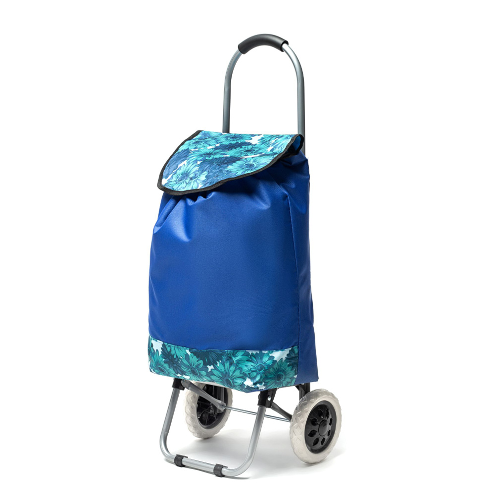 Сумка-тележка ЕГ Сьюзан хозяйственная на колесиках 30 кг синяя  #1