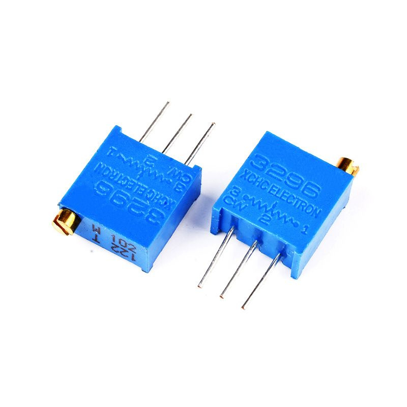 Резистор подстроечный (потенциометр) 3296W 103 10KОм, 5шт. - купить с ...