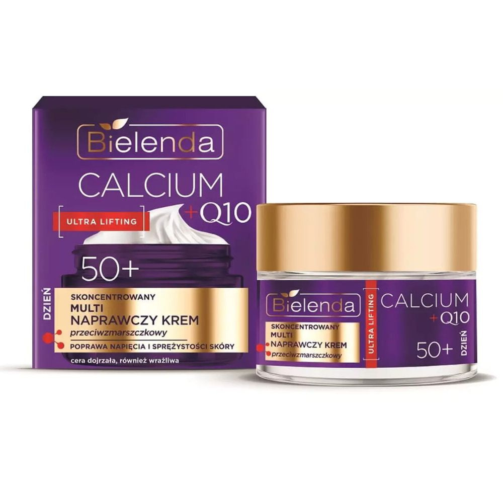 BIELENDA Восстанавливающий крем для лица Calcium + Q10 Anti-Wrinkle Multi-Regenerating Cream 50+  #1