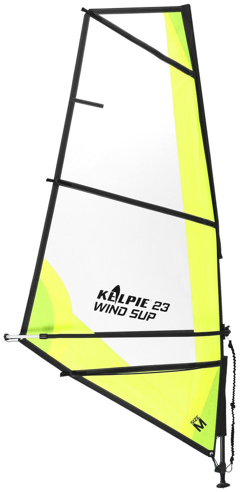 Парус для Wind-серфинга KELPIE 23, для виндсёрфинга, 3 кв.м., 300х132 см, цвет желтый  #1