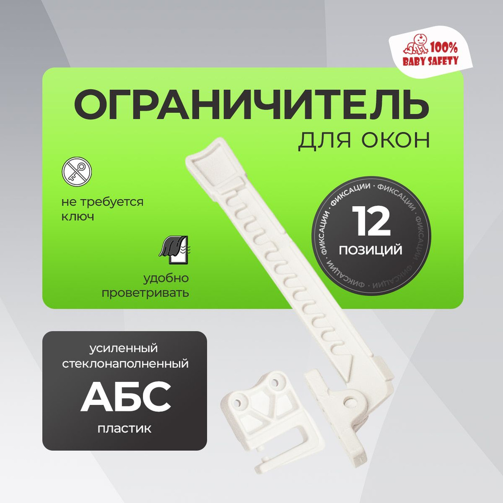 Аксессуар для окна Baby Safety, сем4670006470846, ABS пластик, Металл -  купить по выгодной цене в интернет-магазине OZON (1477317163)