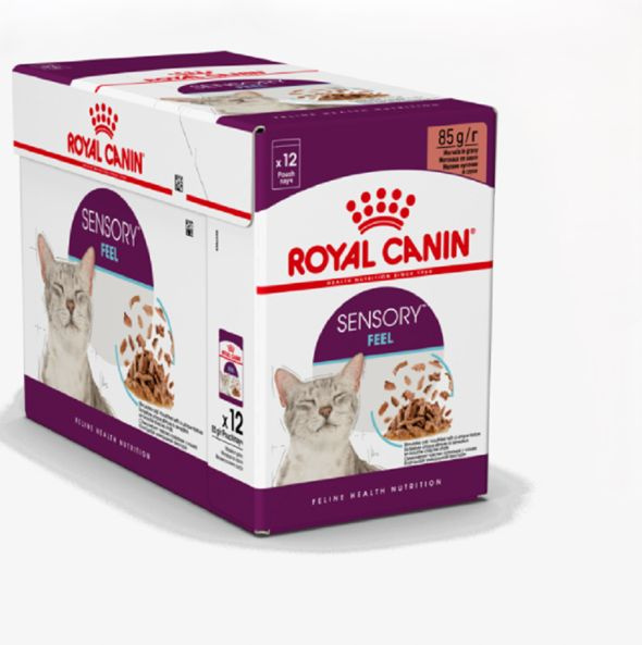 Влажный корм Royal Canin Sensory Feel для взрослых кошек, стимулирующий рецепторы ротовой полости, кусочки #1