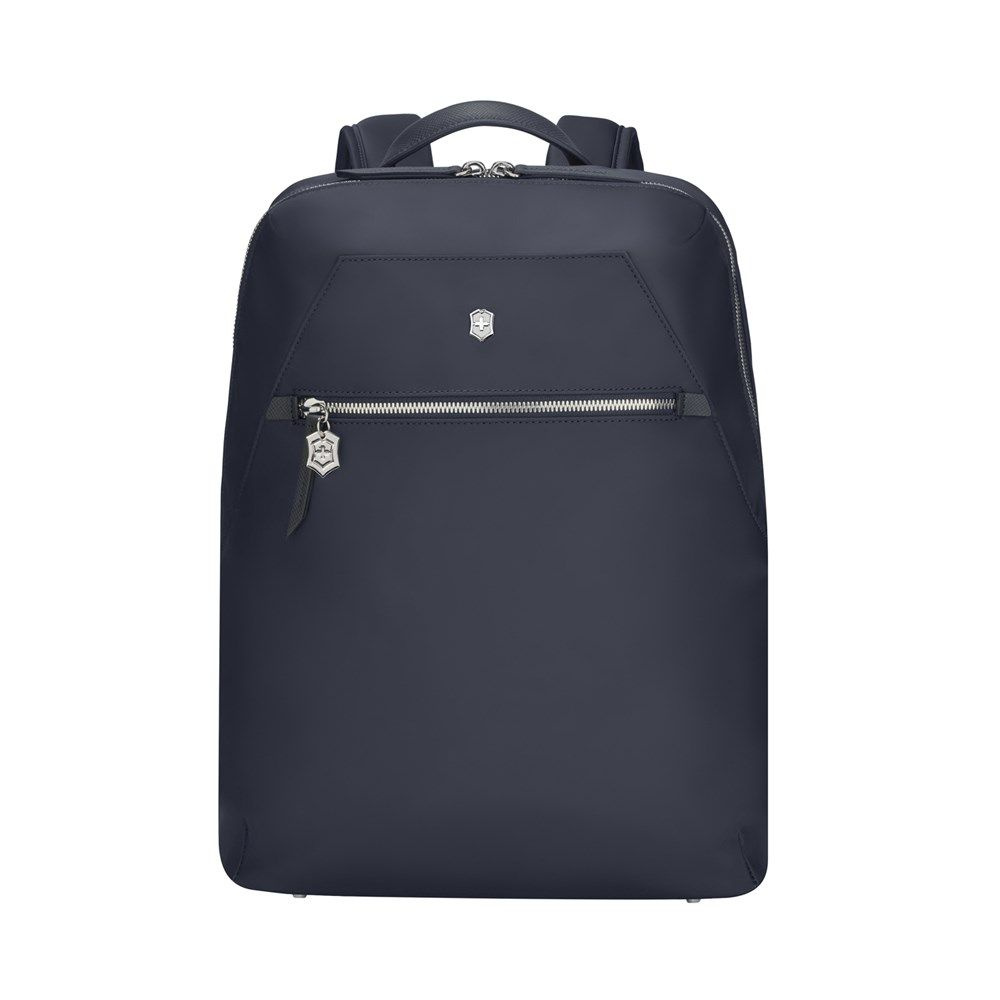 Рюкзак VICTORINOX Victoria Signature Compact Backpack, синий, нейлон/кожа, 30x16x38 см  #1