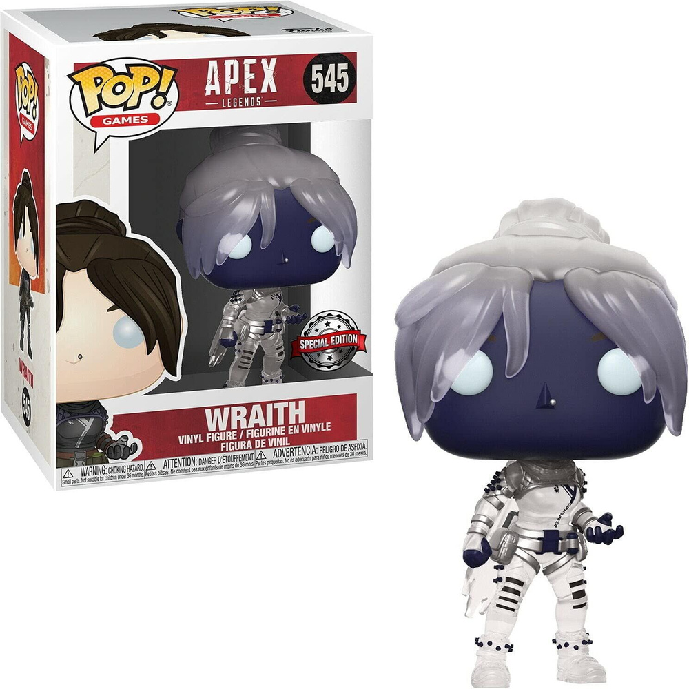 Funko 46214 Pop! Игры: Apex Legends 545 - Wraith (Translucent), Рейф  (полупрозрачный) - купить с доставкой по выгодным ценам в интернет-магазине  OZON (314833764)