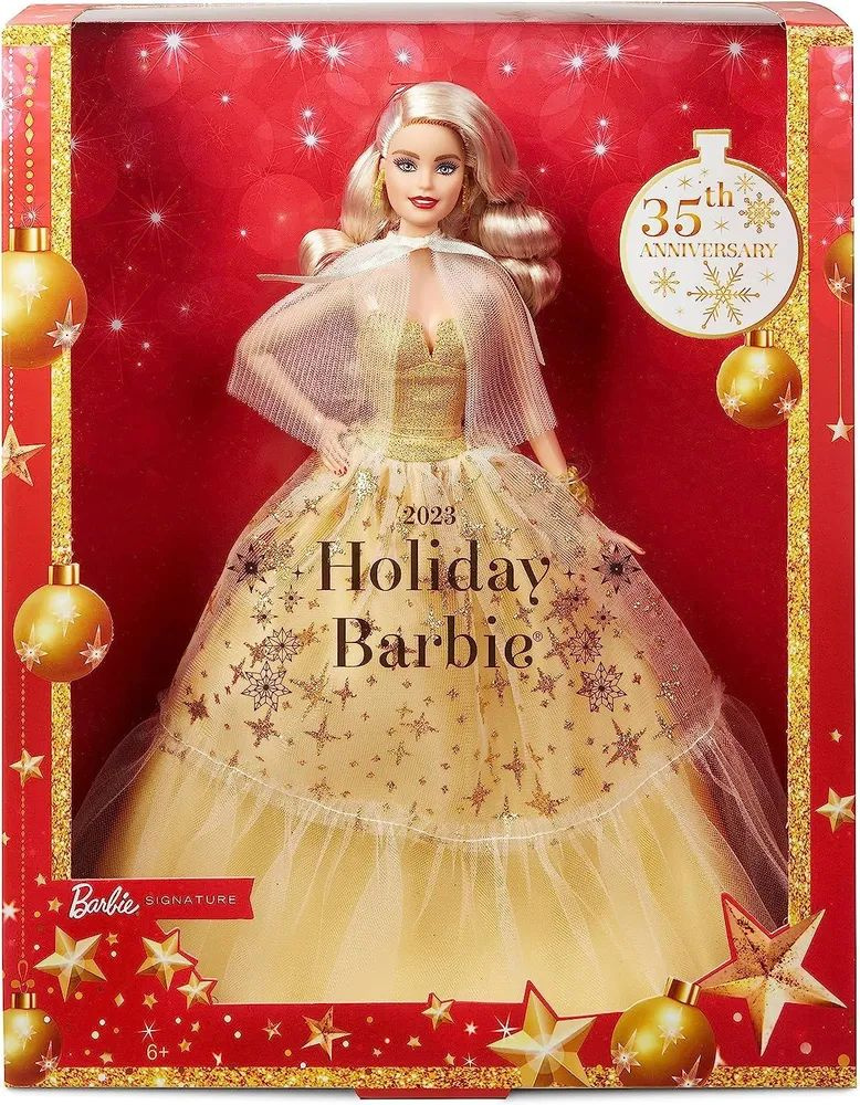 Кукла Барби Новый год - Barbie Holiday Doll 2023, HJX08 Эксклюзив #1