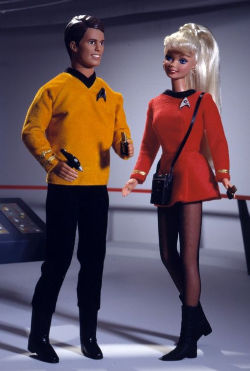 Star trek barbie dolls on sale