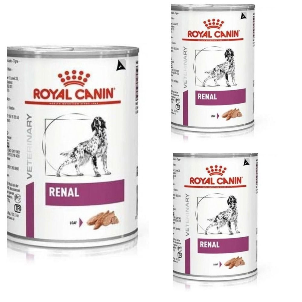 Royal Canin Renal консервы для собак заболевание почек (паштет)3 ...