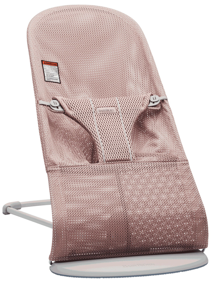 шезлонг для новорожденных от 0 BabyBjorn Bouncer Bliss Mesh,Dusty Pink #1