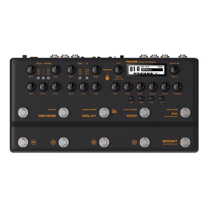 Процессор эффектов NUX NME-5 Trident Multi-Effects Processor Amp #1