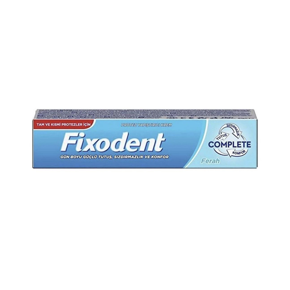 Fixodent Фиксатор протеза, 1шт, цвет: синий #1