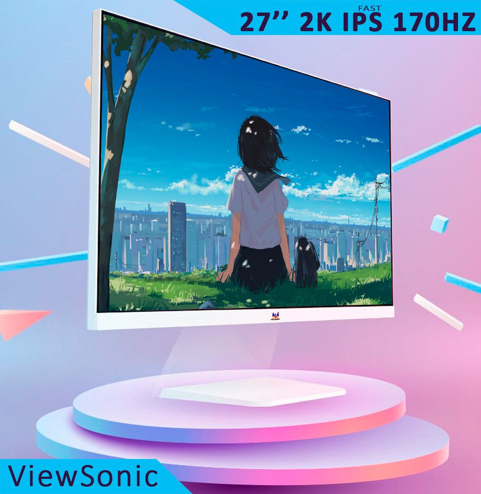 Viewsonic 27" Монитор Монитор ViewSonic VX2781-2K-PRO, белый #1