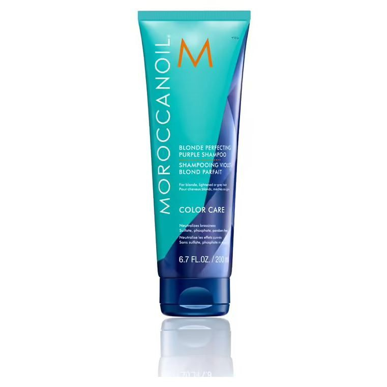 MoroccanOil Тонирующий шампунь с фиолетовым пигментом Blonde Perfecting Purple Shampoo, 200 ml  #1