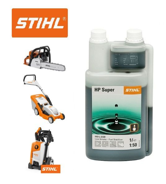 Масло Stihl полусинтетика HP Super 2Т, 1 л с дозатором #1