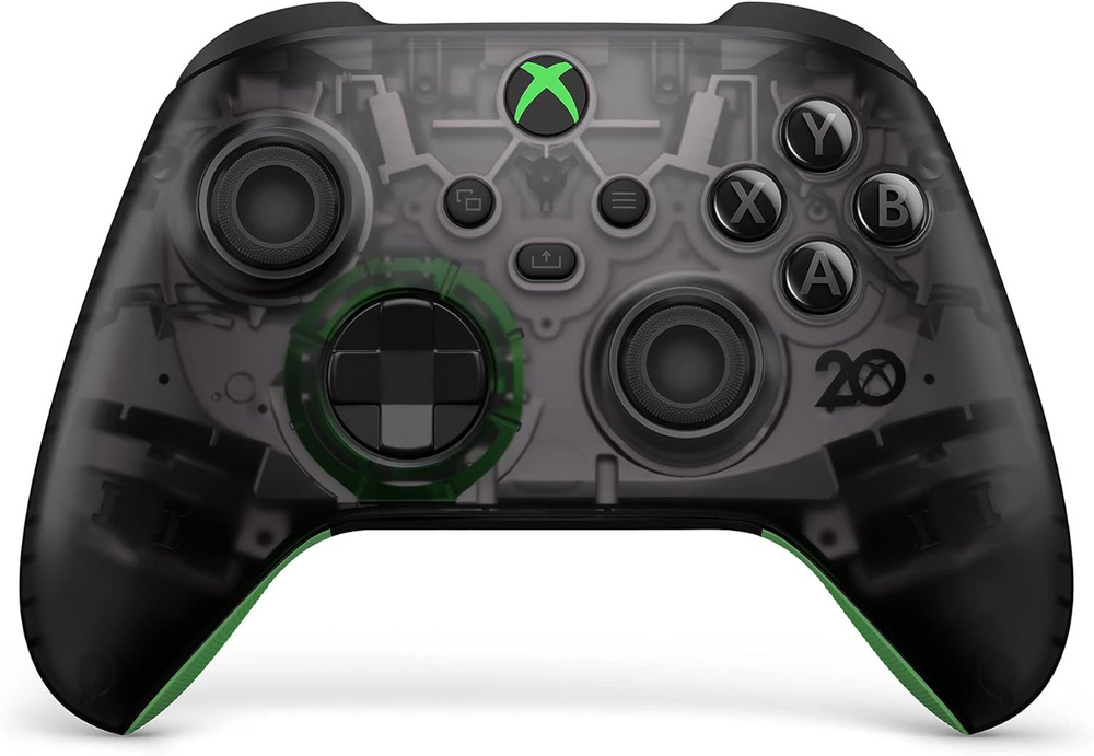 Microsoft Геймпад Xbox Wireless Controller - 20th Anniversary Special Edition, Bluetooth, черный, черно-серый #1