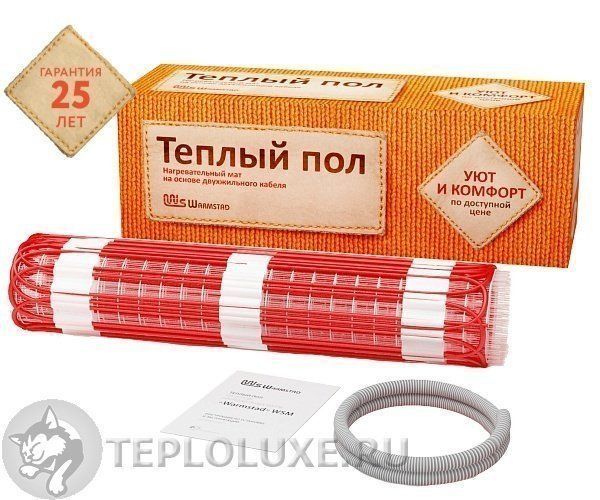 Электрический теплый пол Теплолюкс Warmstad 0.65кв.м (100Вт) #1