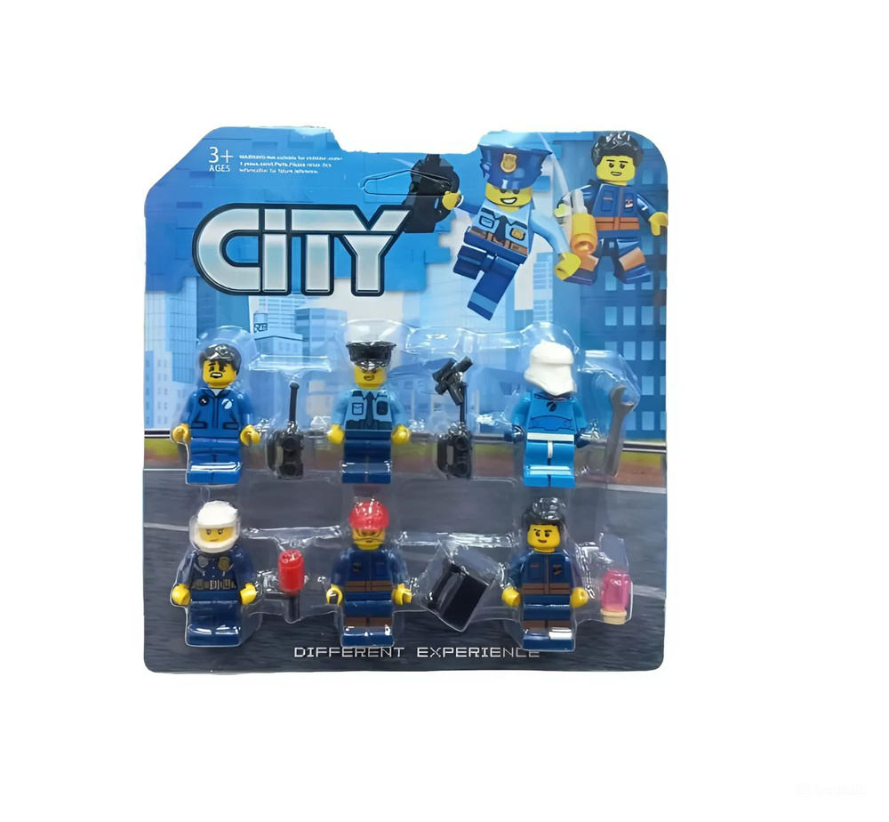 Игровой набор Фигурки City, 6 шт #1