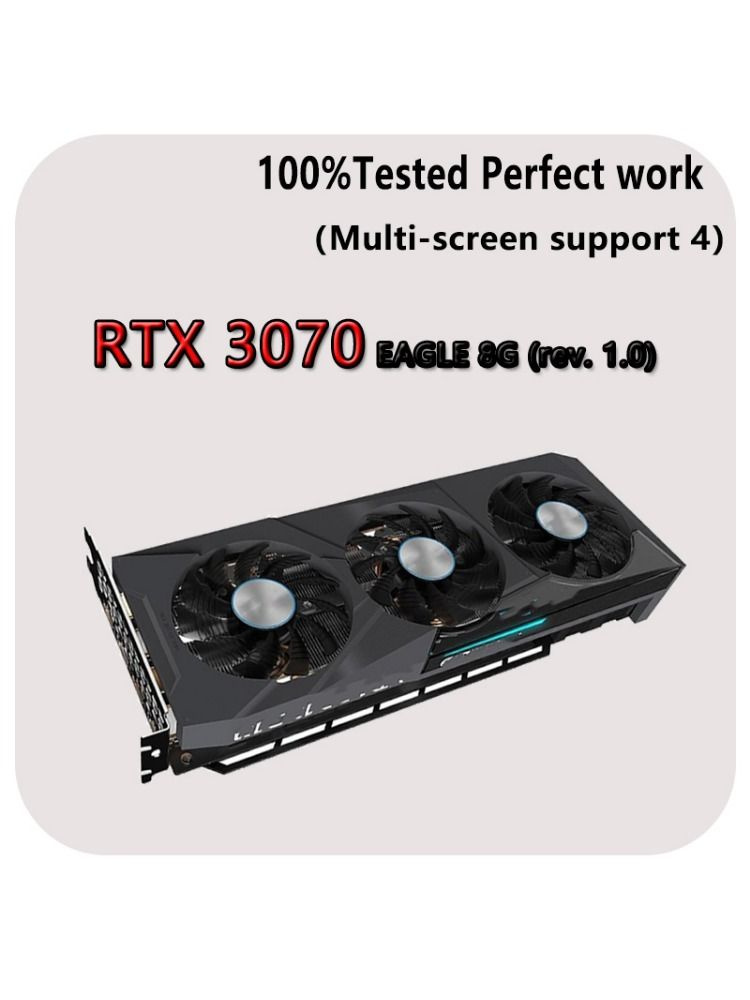 Графическая видеокарта GeForce RTX 3070 EAGLE 8G (rev. 1.0) - купить с ...