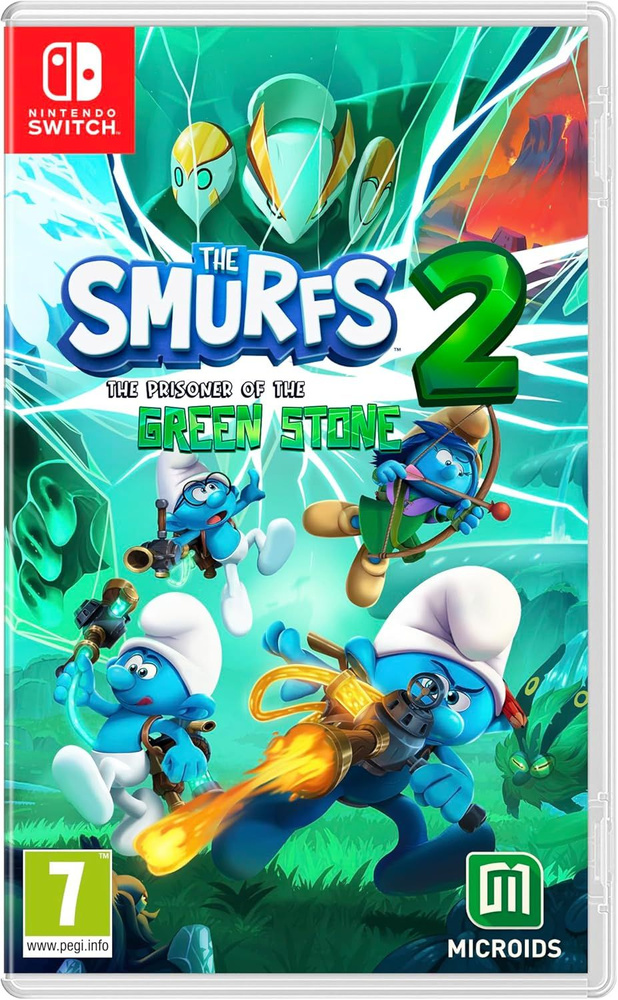 Игра The Smurfs 2 The Prisoners of the Green Stone (Nintendo Switch, Русские субтитры)  #1